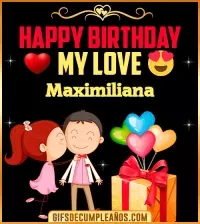 GIF Happy Birthday Love Kiss gif Maximiliana